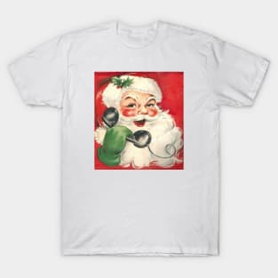 Santa Claus on the Phone T-Shirt